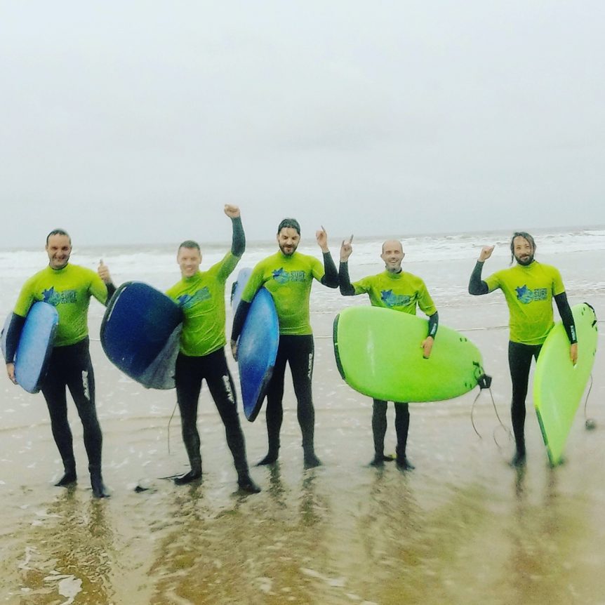 Stag party ideas? Come surfing with Woolacombe Surf Centre, learn to surf, stag party activity, surf lessons, surf school Woolacombe
