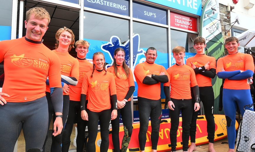 Beach lifeguard training courses in Woolacombe, NVBLQ RLSS courses, training centre, surf lessons, surf school, book surf lessons Woolacombe Bay