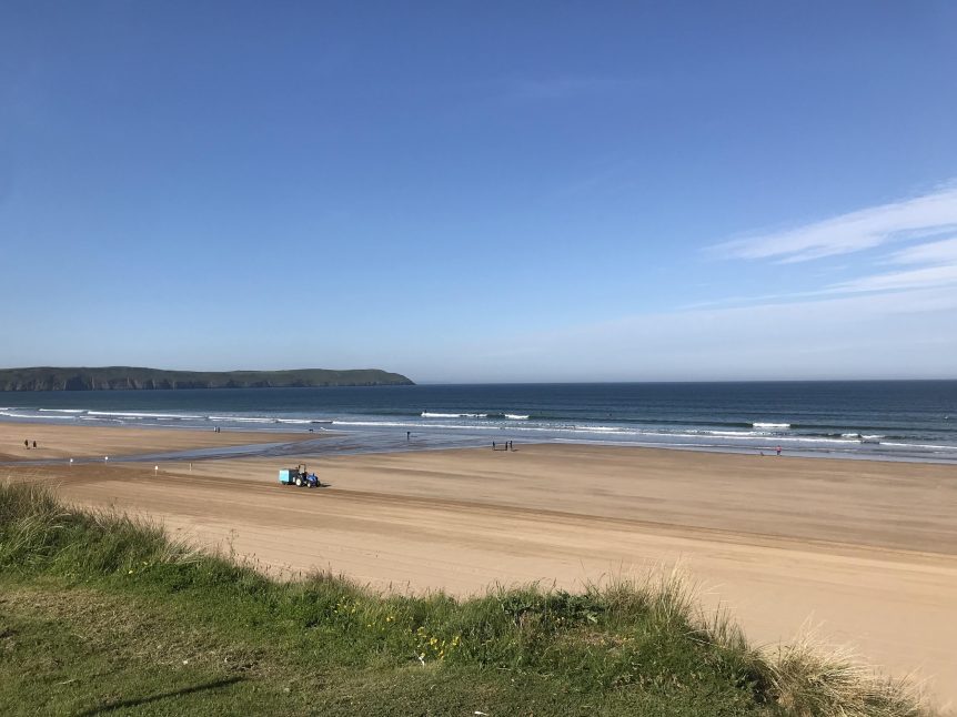 NVBLQ South West, North Devon. Stunning golden sands at Woolacombe Bay, Woolacombe Beach, surf lessons with the best, Woolacombe Surf Centre, stand up paddle board, lessons, hire, sales