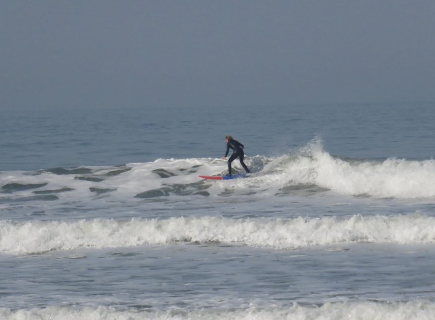 Intermediate surf lessons with Woolacombe surf centre on Woolacombe Beach North Devon