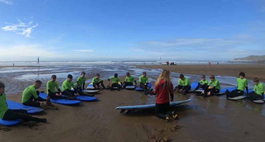 Surfing Woolacombe at Woolacombe Surf Centre, surf school North Devon, Saunton, Croyde, Putsborough, Woolacombe Bay the Surf School