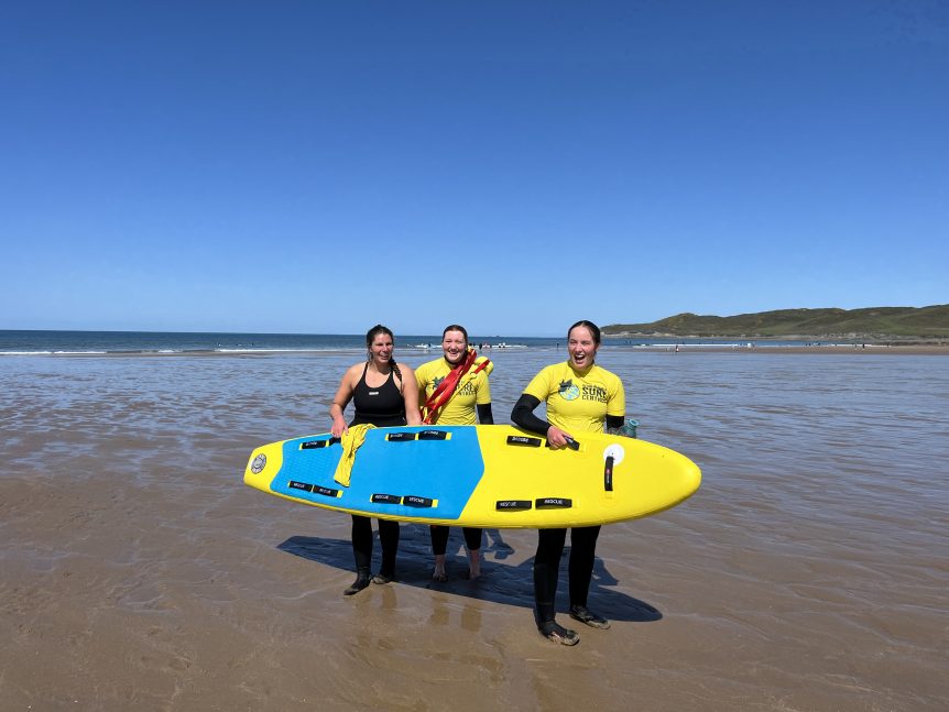 National Vocational Beach Lifeguard Qualification Assessment at Woolacombe, training courses, beach training, lifeguard training