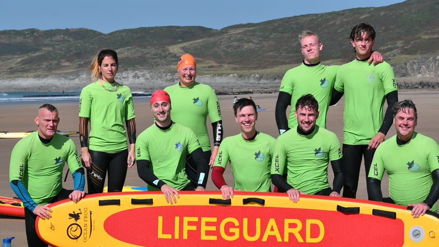 Beach Lifeguard Training, Lifeguard training courses North Devon, become a beach lifeguard, RLSS NVBLQ training centre, get qualified in Woolacombe