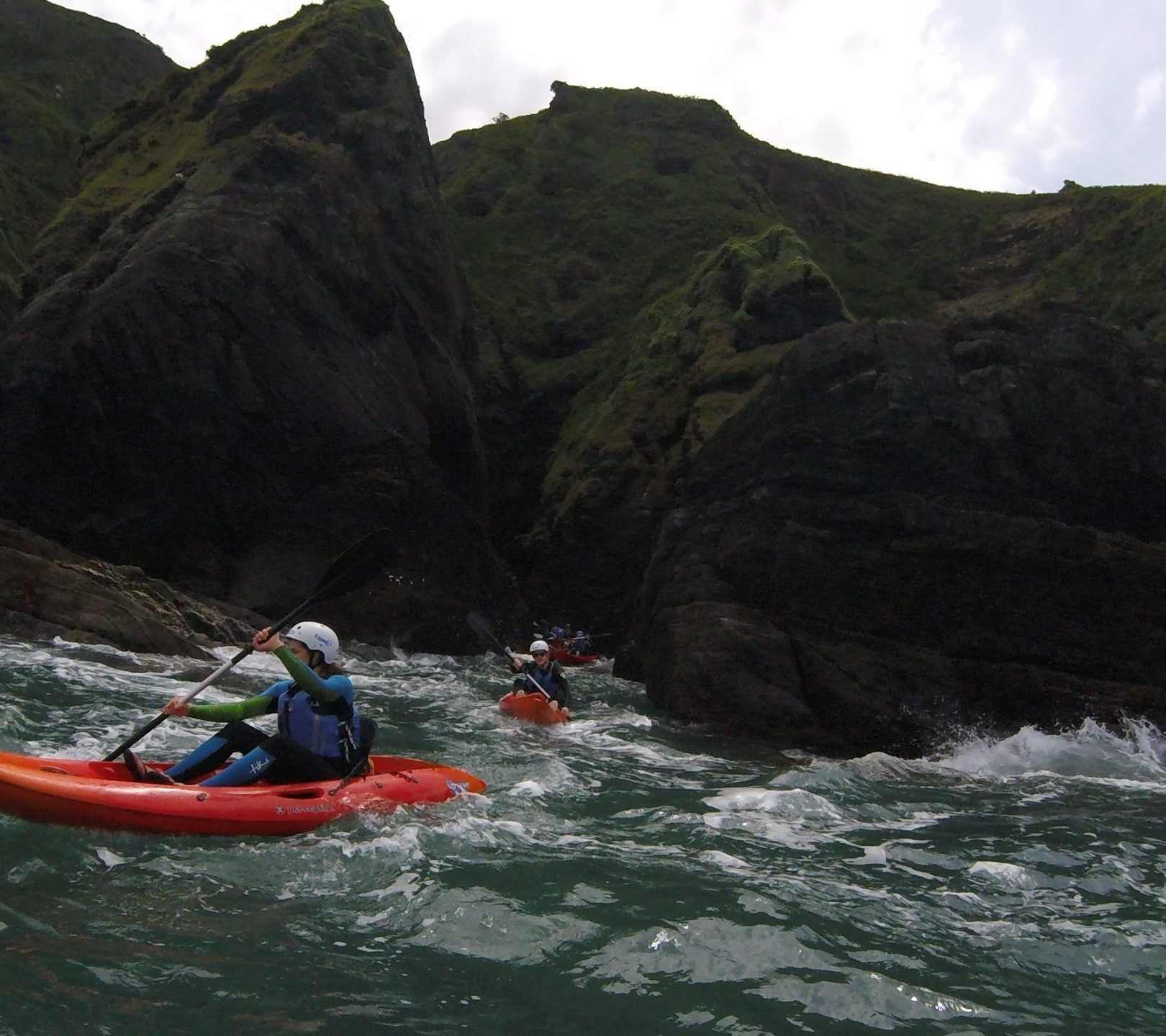 A kayaking session with Woolacombe Surf Centre