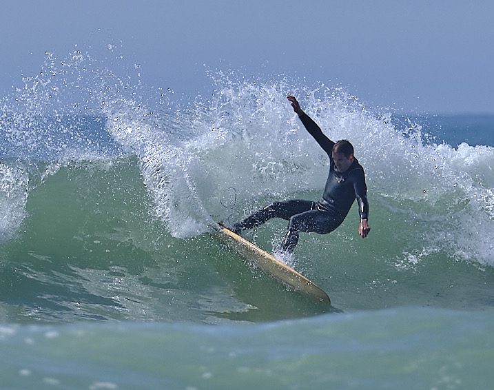 Gary King from Woolacombe Surf Centre Surfing Woolacombe North Devon