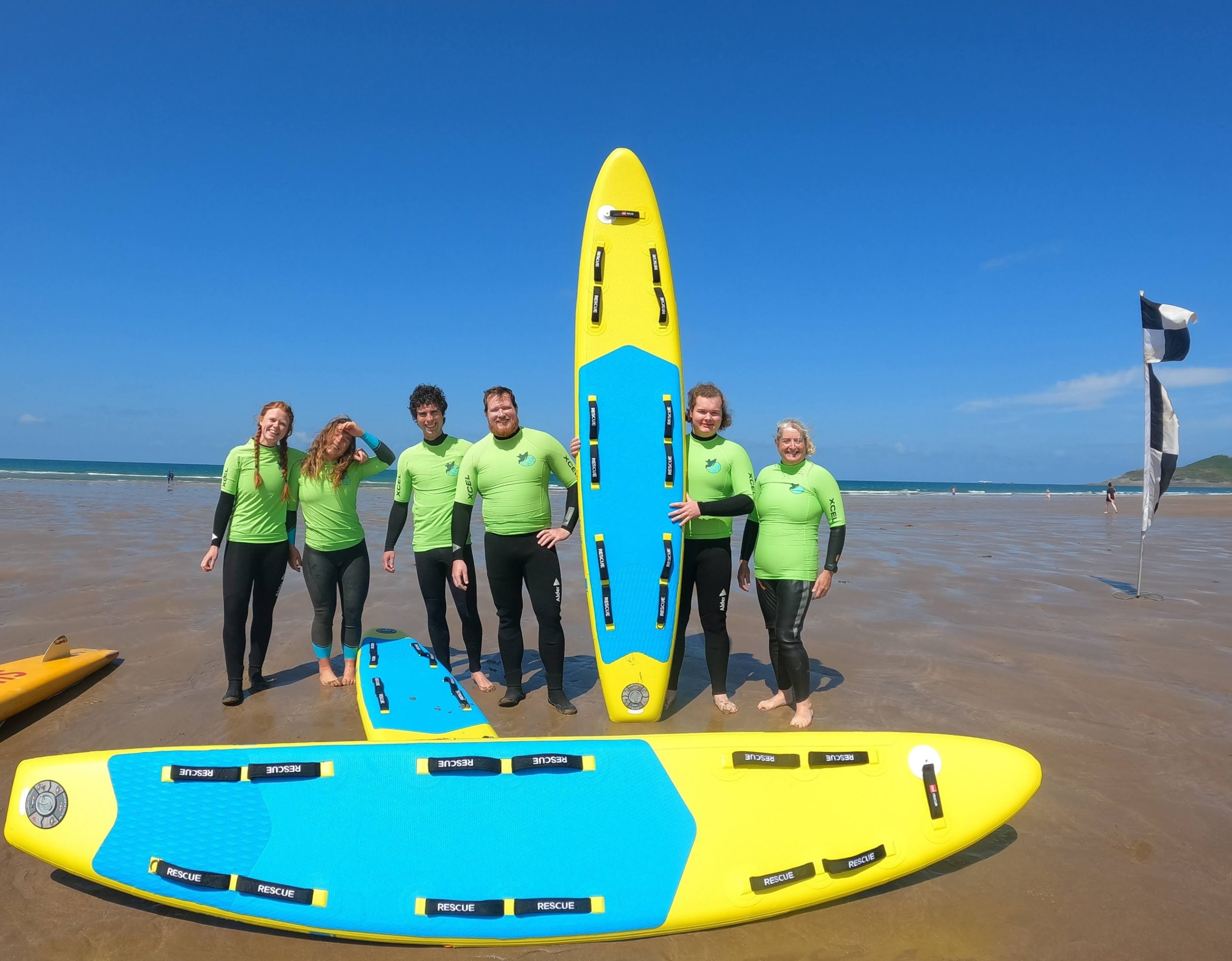 National Vocational Beach Lifeguard Qualification NVBLQ North Devon Woolaocmbe Surf South West