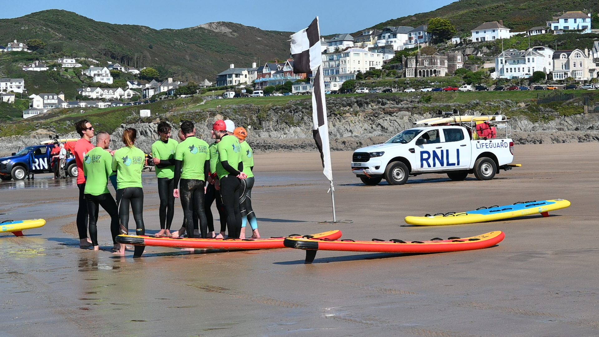 National Vocational Beach Lifeguard Qualification Woolacombe training centre based in North Devon next to Croyde Bay