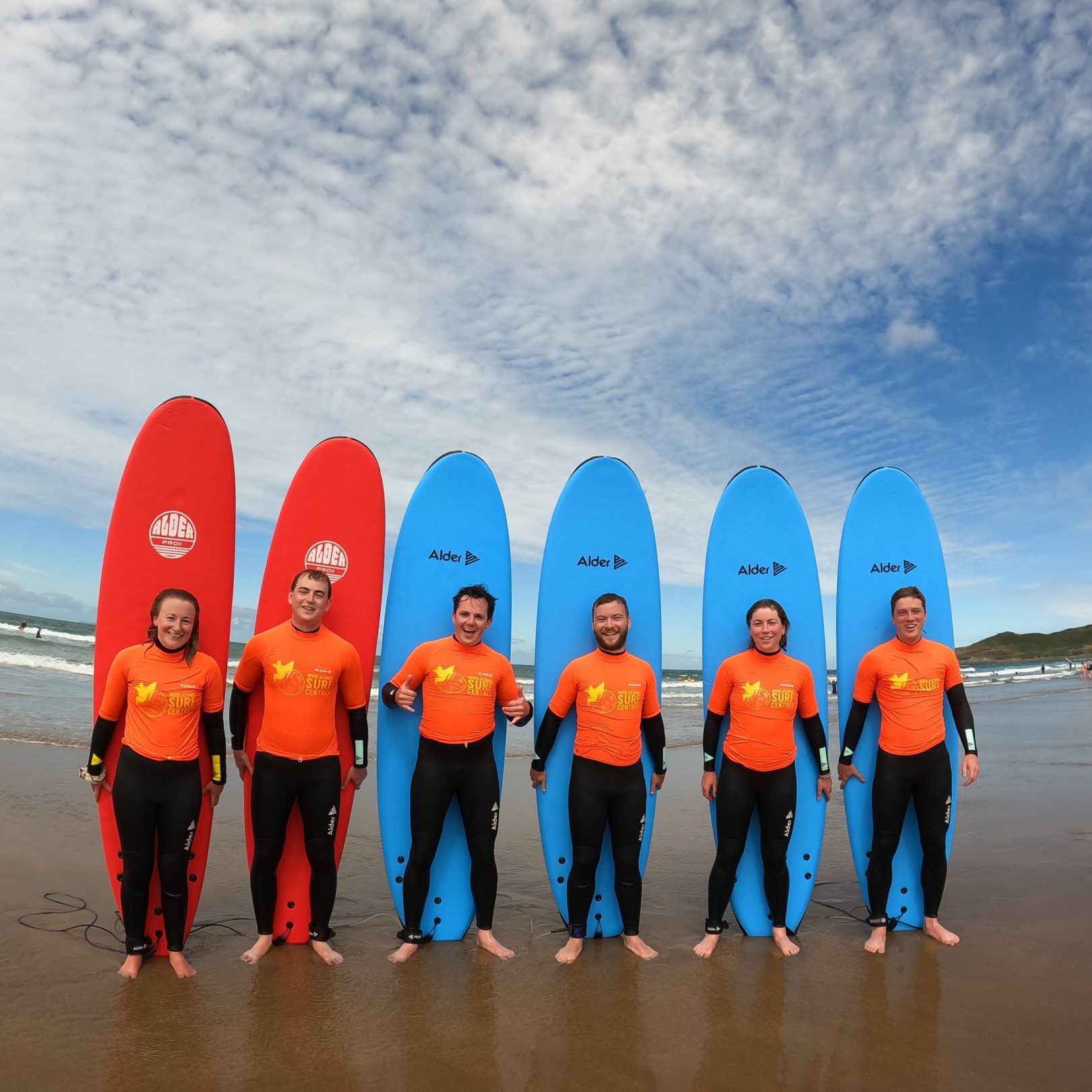 private surf lessons or group surf lessons at Woolacombe Surf Centre Woolacombe Beach